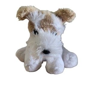 Russ WIRE FOX TERRIER Plush Stuffed Animal 5" #YT01